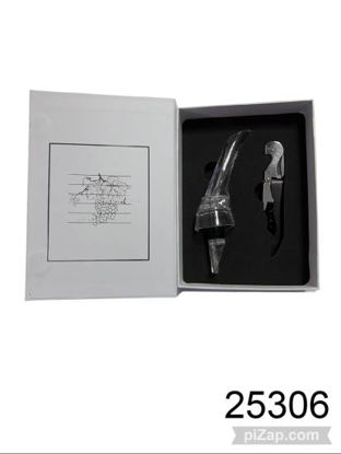 Imagen de CAJA LIBRO 2 ACCESORIOS PARA VINO 3.26